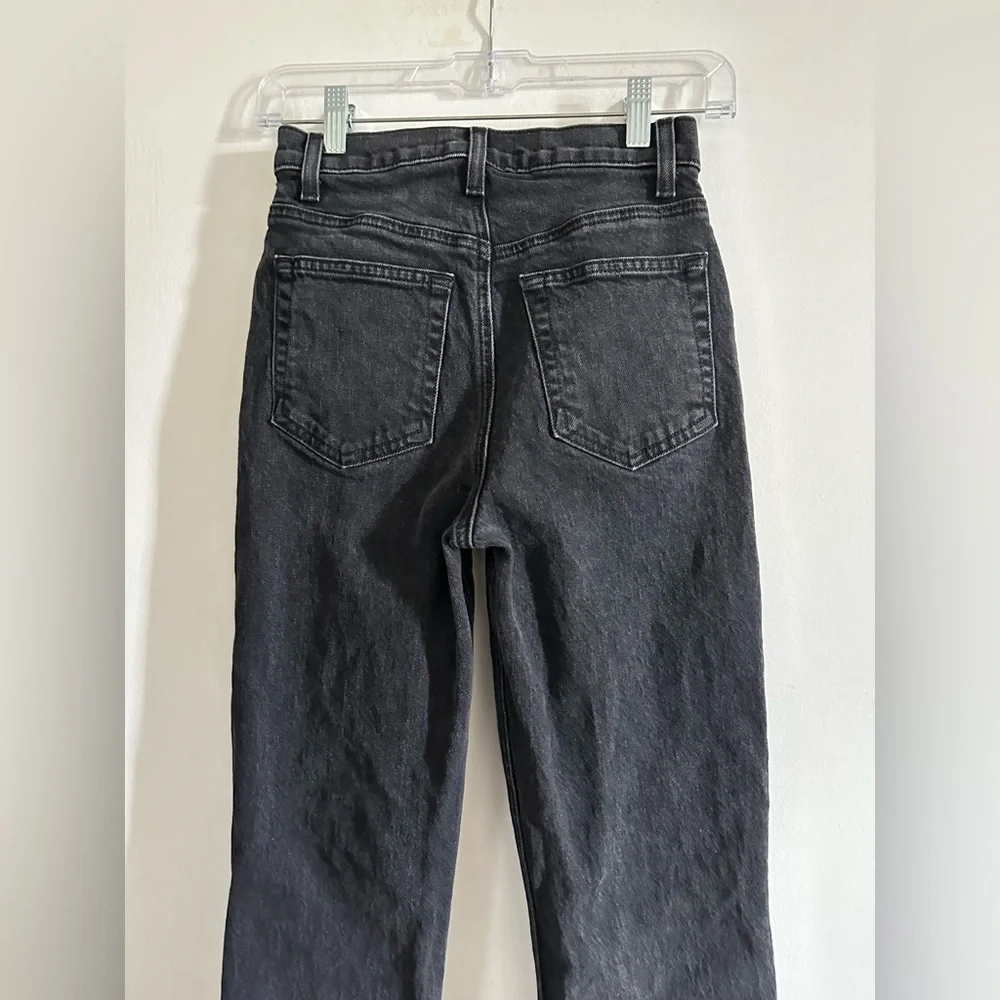 Reformation Jeans Denim Black Cindy Bootleg Jean in Erie Wash size 24 EUC - Picture 5 of 10